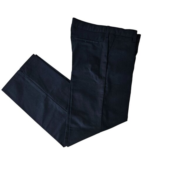 Dickies Boys Classic Fit Pants Reinforced Knee Size 12 Husky Navy Blue School - Picture 6 of 11